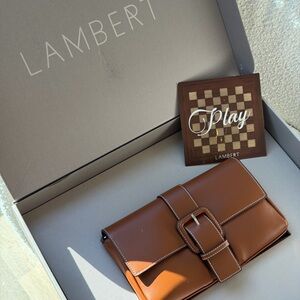 Lambert The Elsie – 2-in-1 Vegan Leather Handbag in Affogato